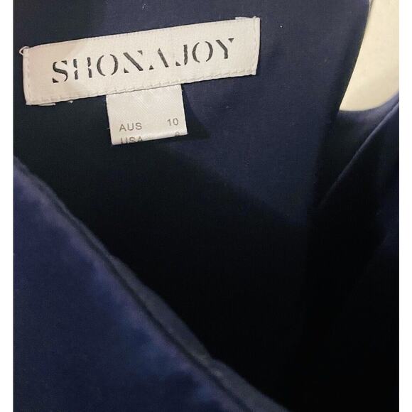 Shona Joy | REVOLVE | Navy Knot Draped Midi Dress | Women’s | Size: 8 - Picture 7 of 12